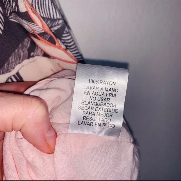 Dress Forum mini tropical print dress Graypeach Lena bell sleeve floral size M - Picture 10 of 10